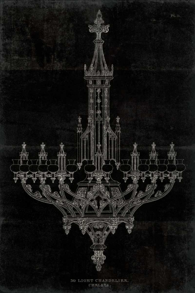 Wall Art Painting id:74817, Name: Ornamental Metal Work Chandelier, Artist: Wild Apple Portfolio