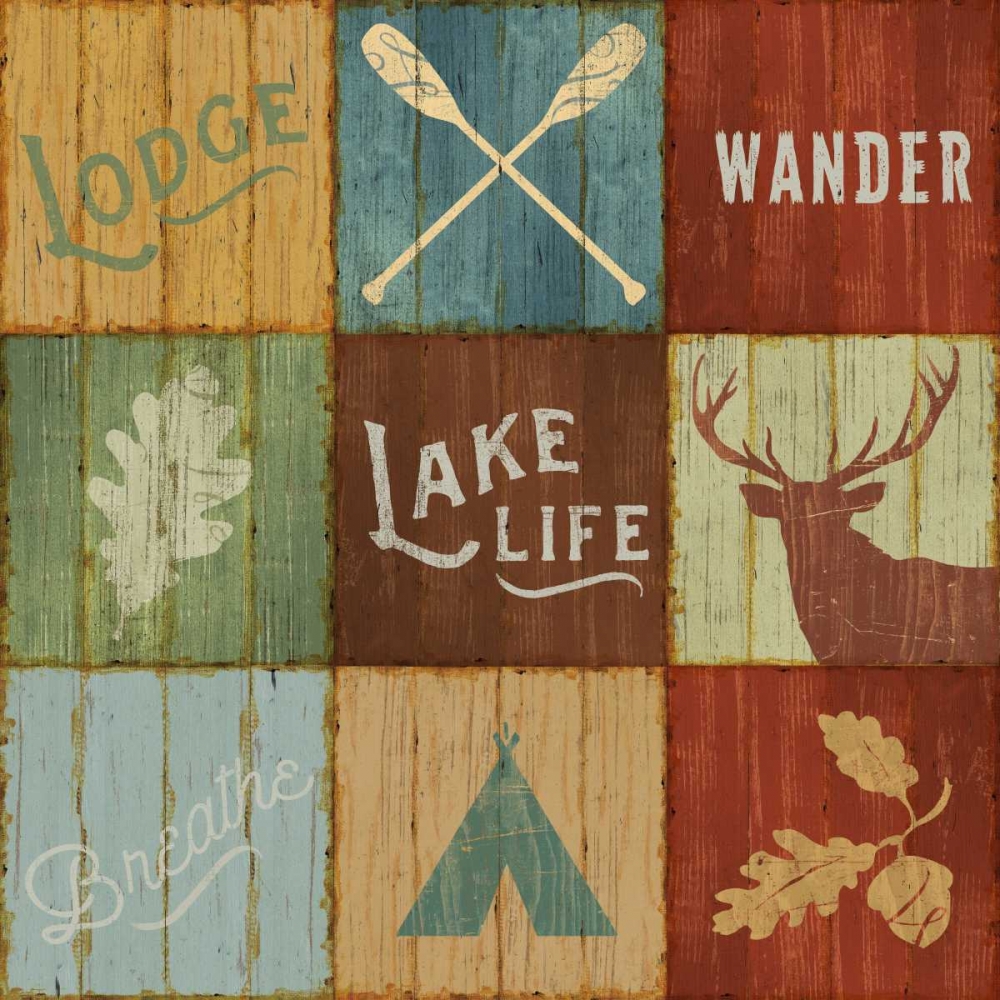 Wall Art Painting id:80723, Name: Lake Lodge VII, Artist: Schlabach, Sue