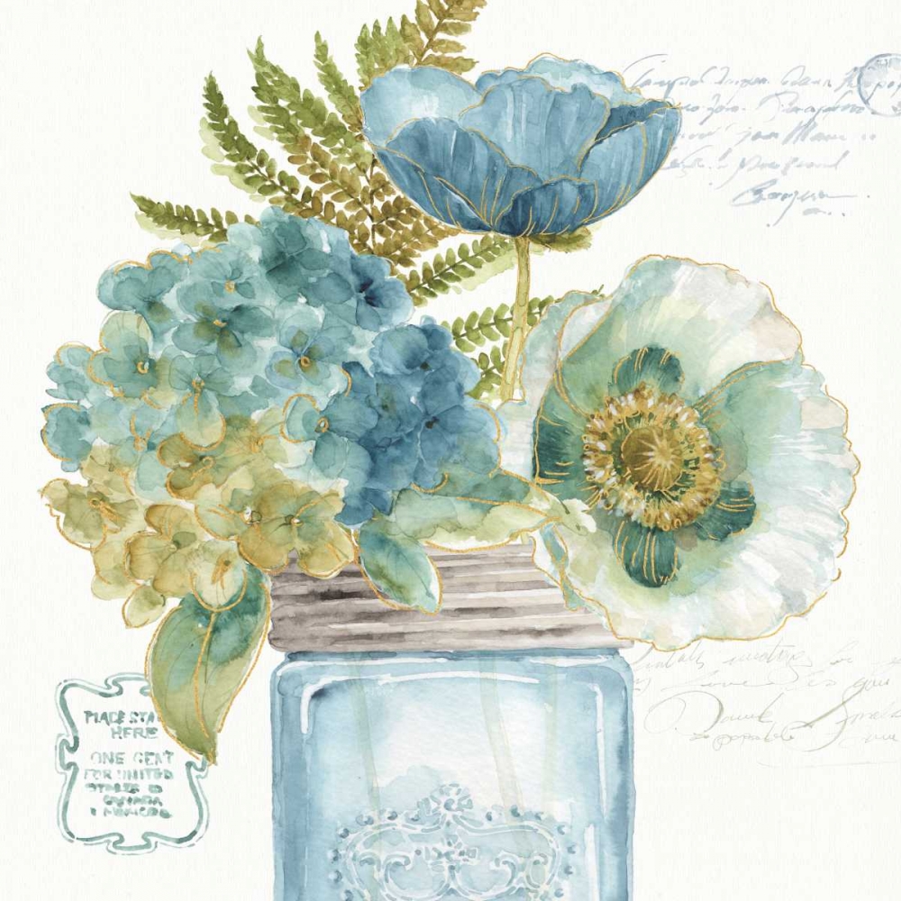 Wall Art Painting id:153140, Name: My Greenhouse Bouquet III, Artist: Audit, Lisa