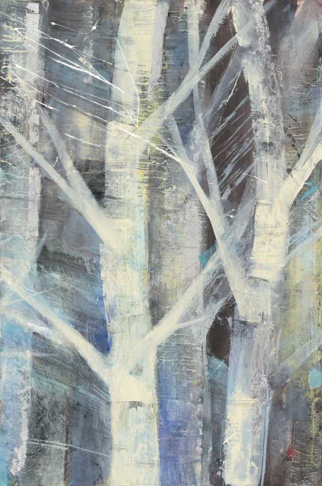 Wall Art Painting id:93436, Name: Winter Birches II, Artist: Hristova, Albena