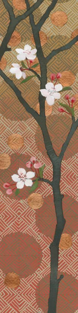 Wall Art Painting id:105482, Name: Cherry Blossoms Panel II Crop, Artist: Lovell, Kathrine