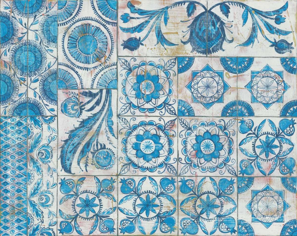 Wall Art Painting id:99537, Name: Istanbul Tiles, Artist: Lovell, Kathrine