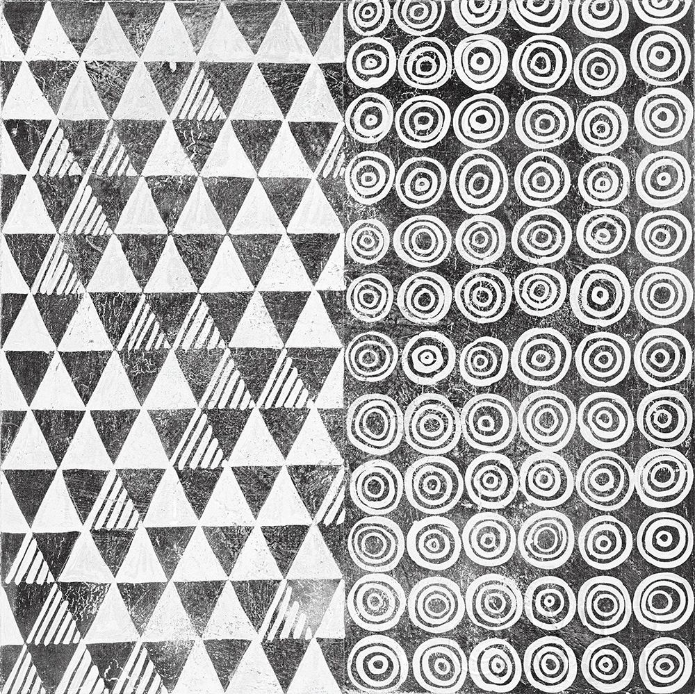 Wall Art Painting id:193009, Name: Maki Tile I BW, Artist: Lovell, Kathrine