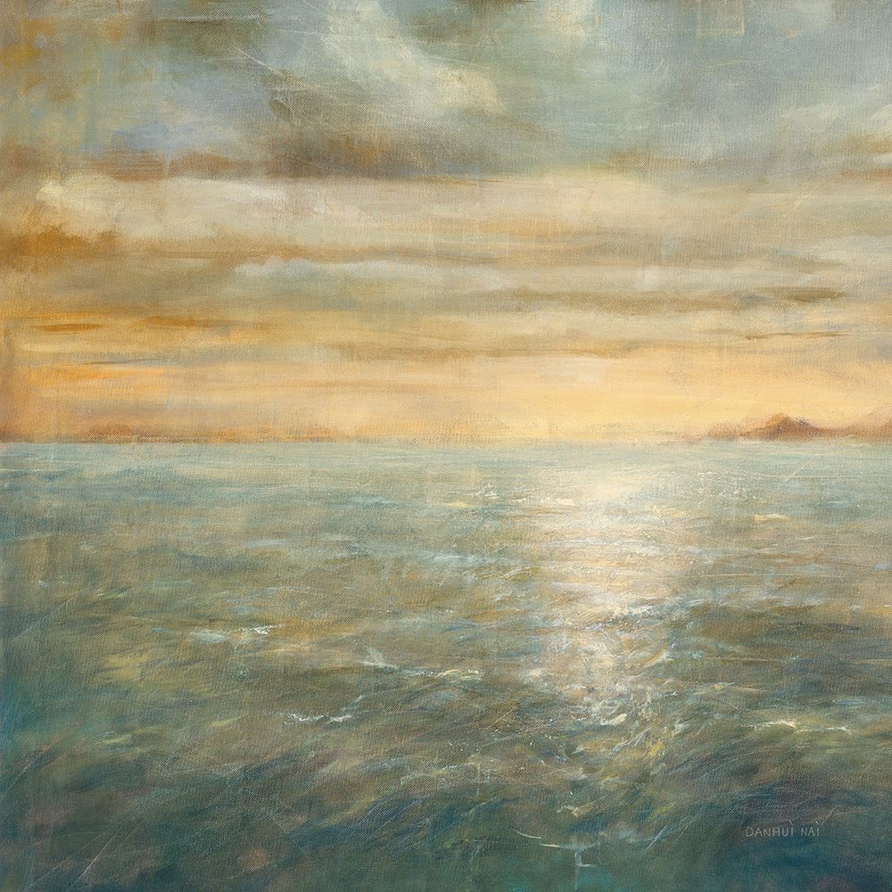 Wall Art Painting id:759291, Name: Serene Sea I, Artist: Nai, Danhui