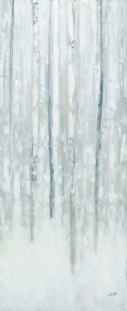Wall Art Painting id:170539, Name: Birches in Winter Blue Gray Panel II, Artist: Purinton, Julia