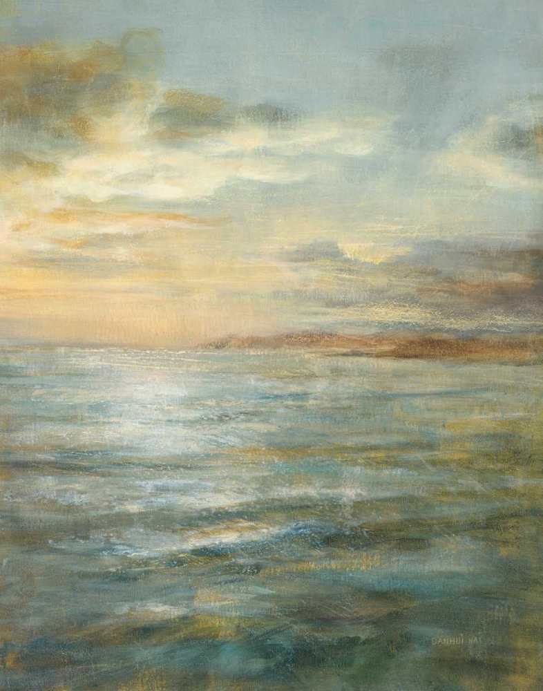 Wall Art Painting id:18980, Name: Serene Sea III, Artist: Nai, Danhui