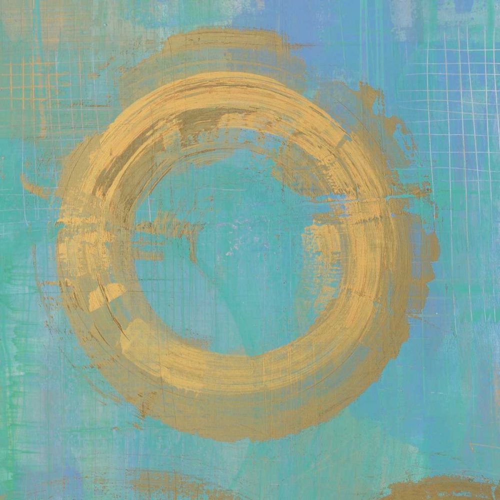 Wall Art Painting id:121767, Name: Golden Circles II, Artist: Averinos, Melissa