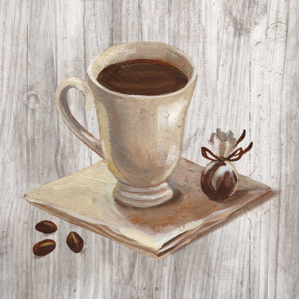 Wall Art Painting id:129447, Name: Coffee Time IV on Wood, Artist: Vassileva, Silvia