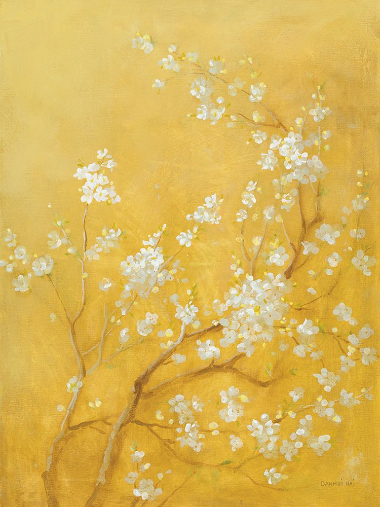 Wall Art Painting id:686306, Name: White Cherry Blossoms I, Artist: Nai, Danhui