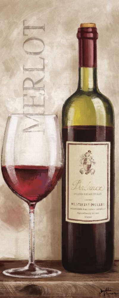 Wall Art Painting id:129486, Name: Wine in Paris V, Artist: Penner, Janelle