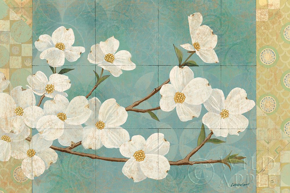 Wall Art Painting id:336014, Name: Kimono Blossoms, Artist: Lovell, Kathrine