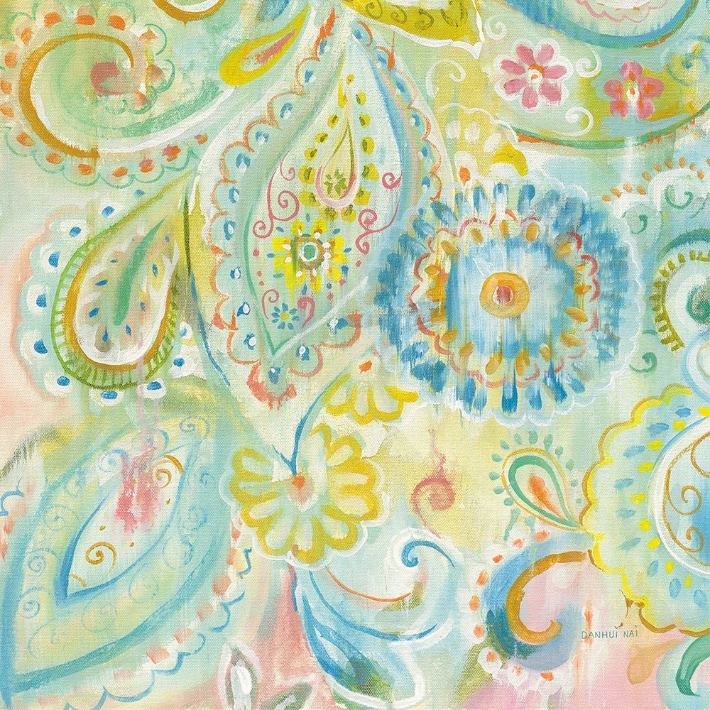 Art Print: Spring Dream Paisley XII