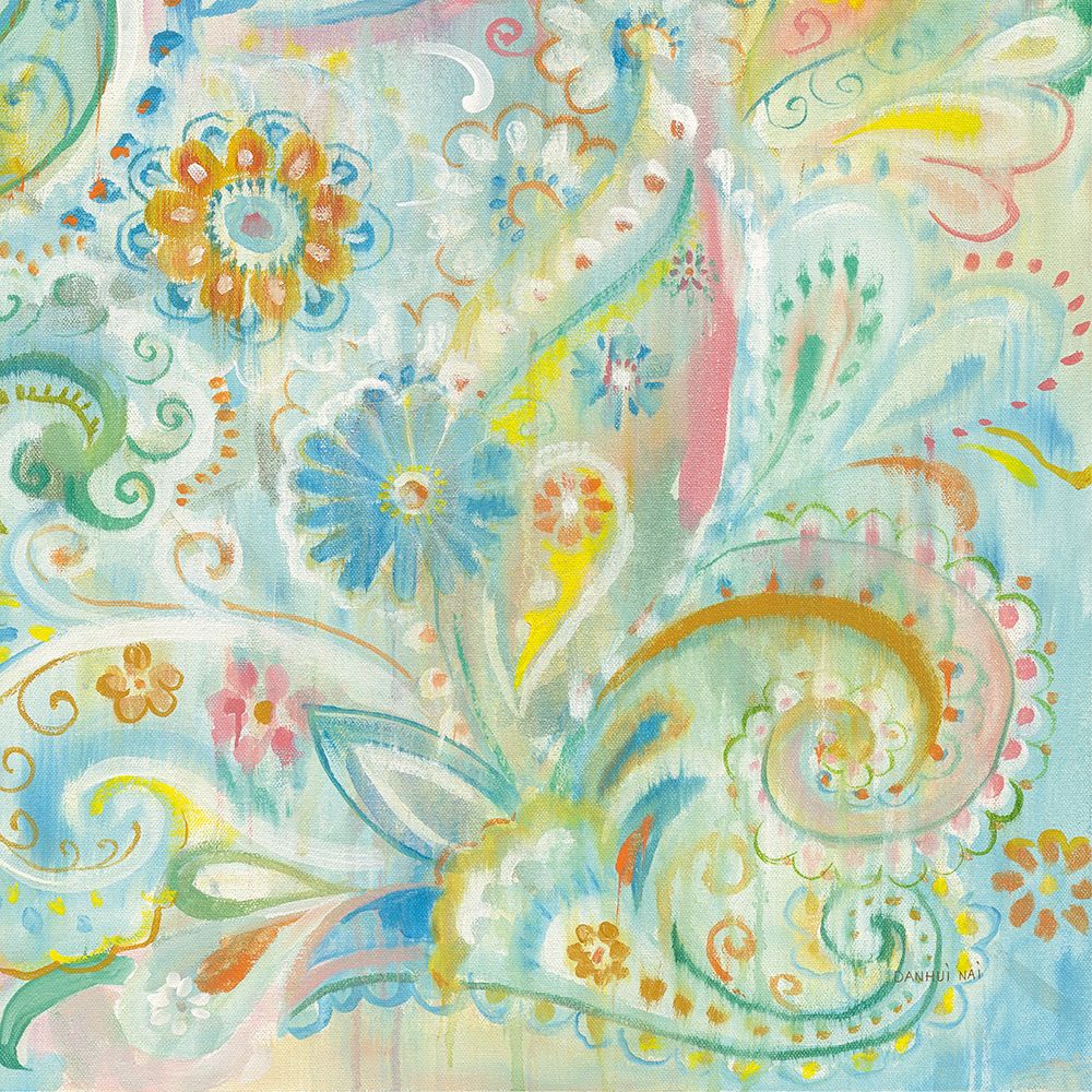 Art Print: Spring Dream Paisley XIII