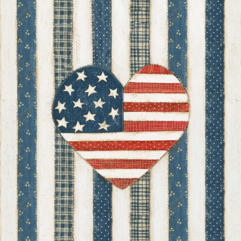 Wall Art Painting id:137604, Name: Americana Quilt VI, Artist: Brown, David Carter