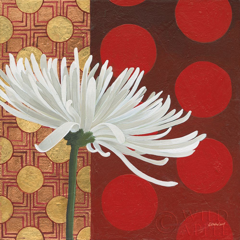 Wall Art Painting id:283879, Name: Morning Chrysanthemum I, Artist: Lovell, Kathrine