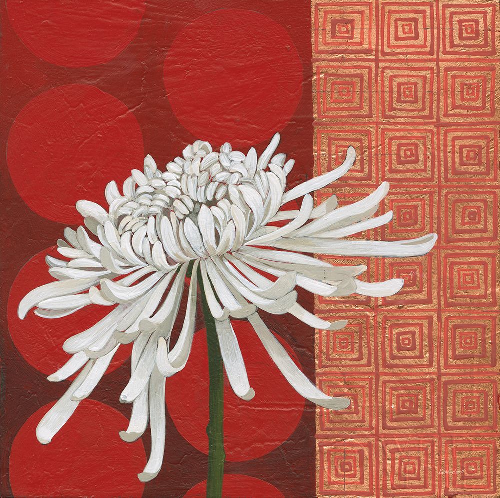 Wall Art Painting id:283877, Name: Morning Chrysanthemum II, Artist: Lovell, Kathrine