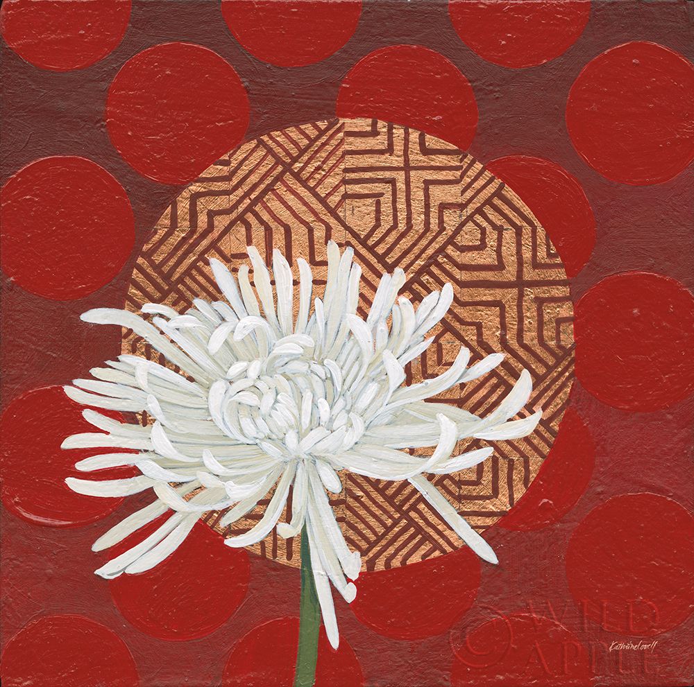 Wall Art Painting id:283876, Name: Morning Chrysanthemum IV, Artist: Lovell, Kathrine