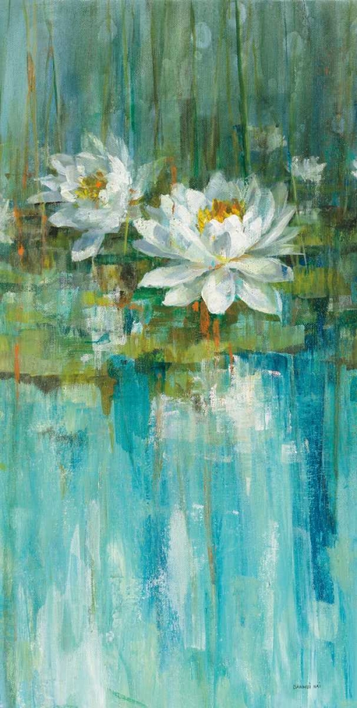 Wall Art Painting id:149102, Name: Water Lily Pond v2 II, Artist: Nai, Danhui