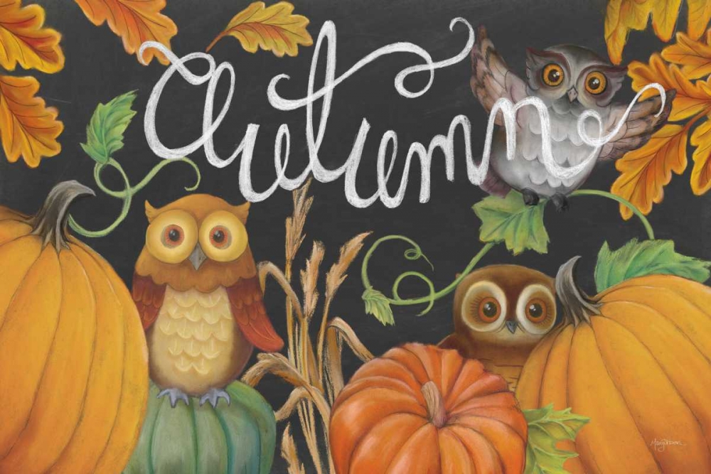 Wall Art Painting id:158725, Name: Harvest Owl II, Artist: Urban, Mary