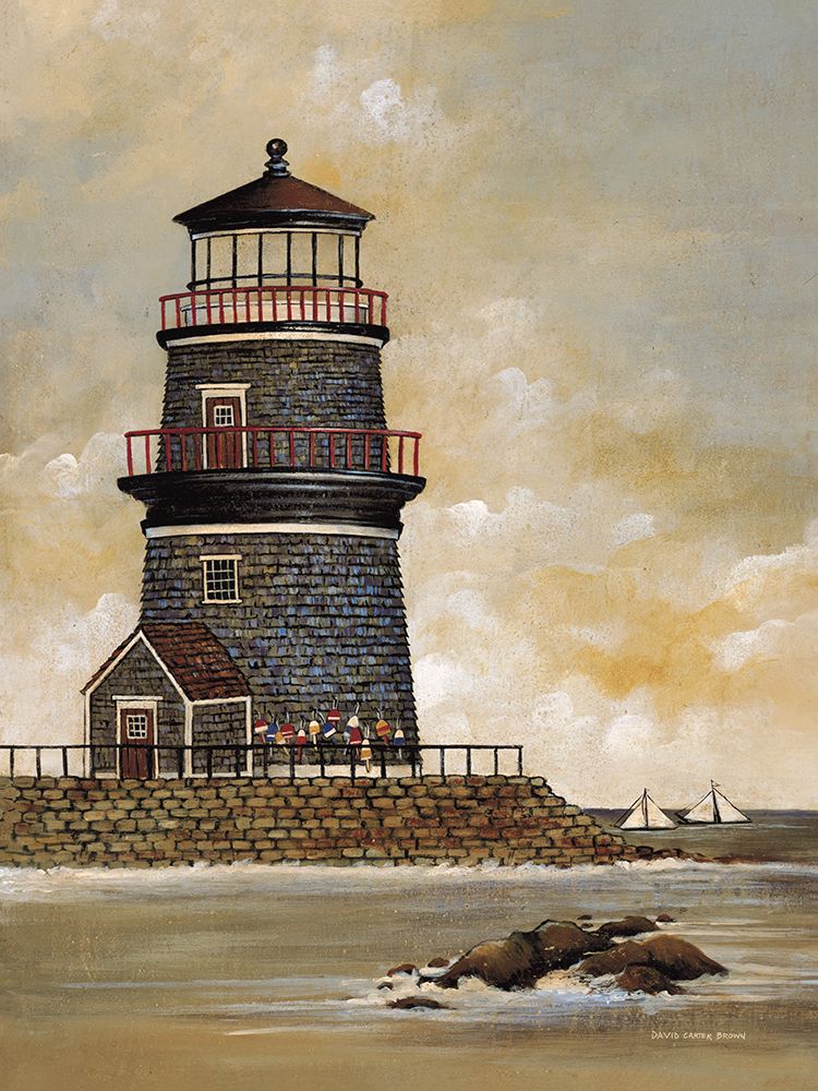 Wall Art Painting id:722424, Name: Buoy House, Artist: Brown, David Carter