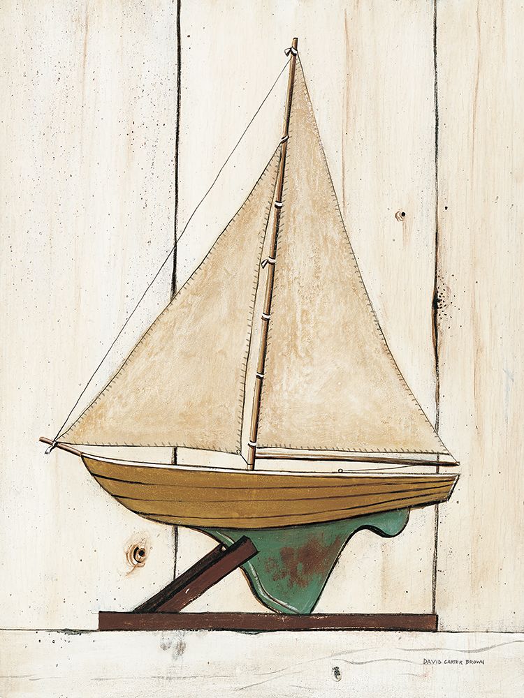Art Print: Pond Yacht I