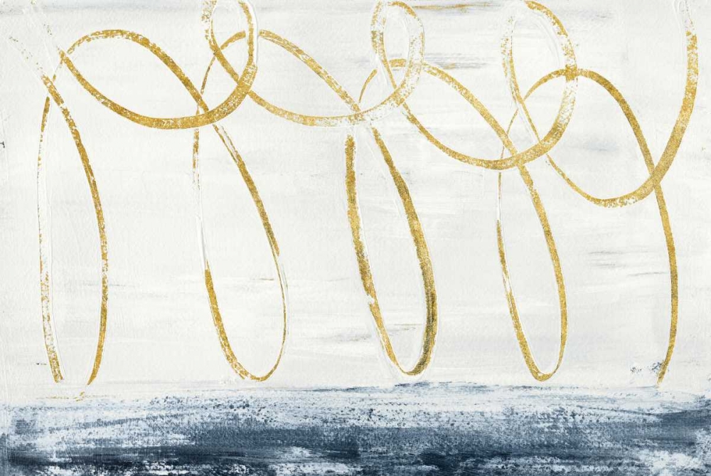 Wall Art Painting id:175039, Name: City Beach Crop Gold, Artist: Rhue, Piper