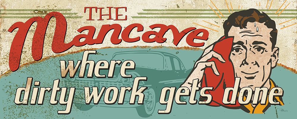 Wall Art Painting id:770858, Name: Mancave III, Artist: Pela Studio