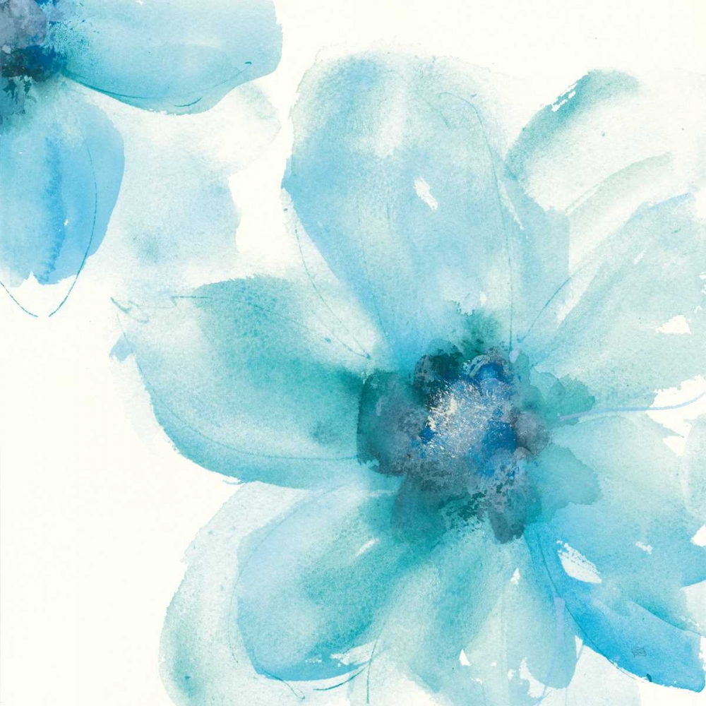 Art Print: Teal Cosmos I