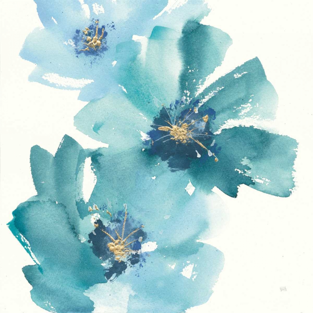 Art Print: Teal Cosmos IV