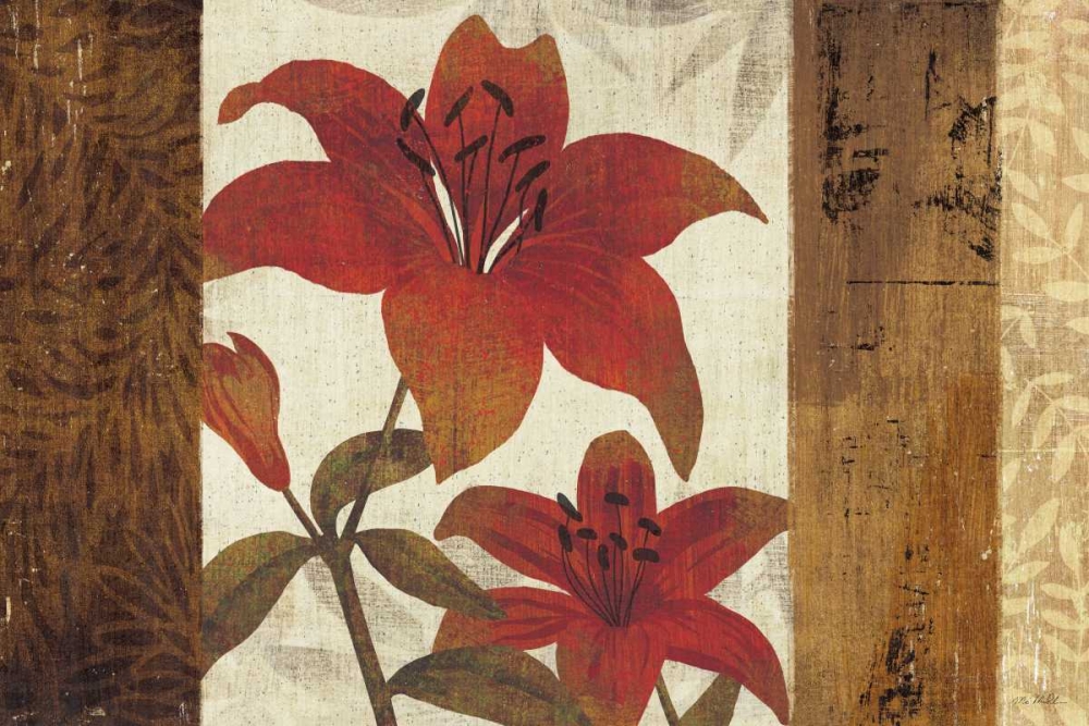 Wall Art Painting id:19059, Name: Floral Harmony I, Artist: Mullan, Michael