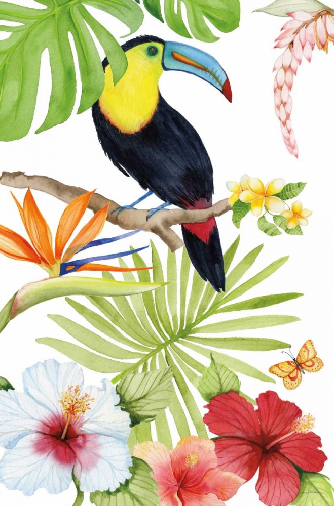 Wall Art Painting id:172206, Name: Treasures of the Tropics I, Artist: McKenna, Kathleen Parr