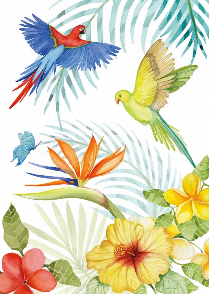 Wall Art Painting id:172205, Name: Treasures of the Tropics II, Artist: McKenna, Kathleen Parr