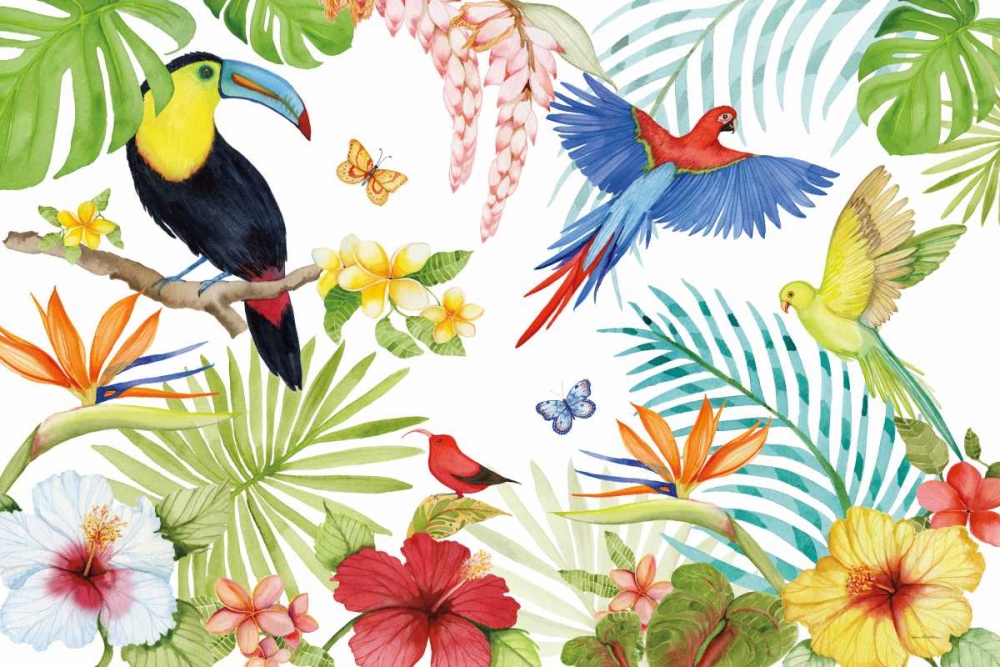 Wall Art Painting id:172204, Name: Treasures of the Tropics III, Artist: McKenna, Kathleen Parr