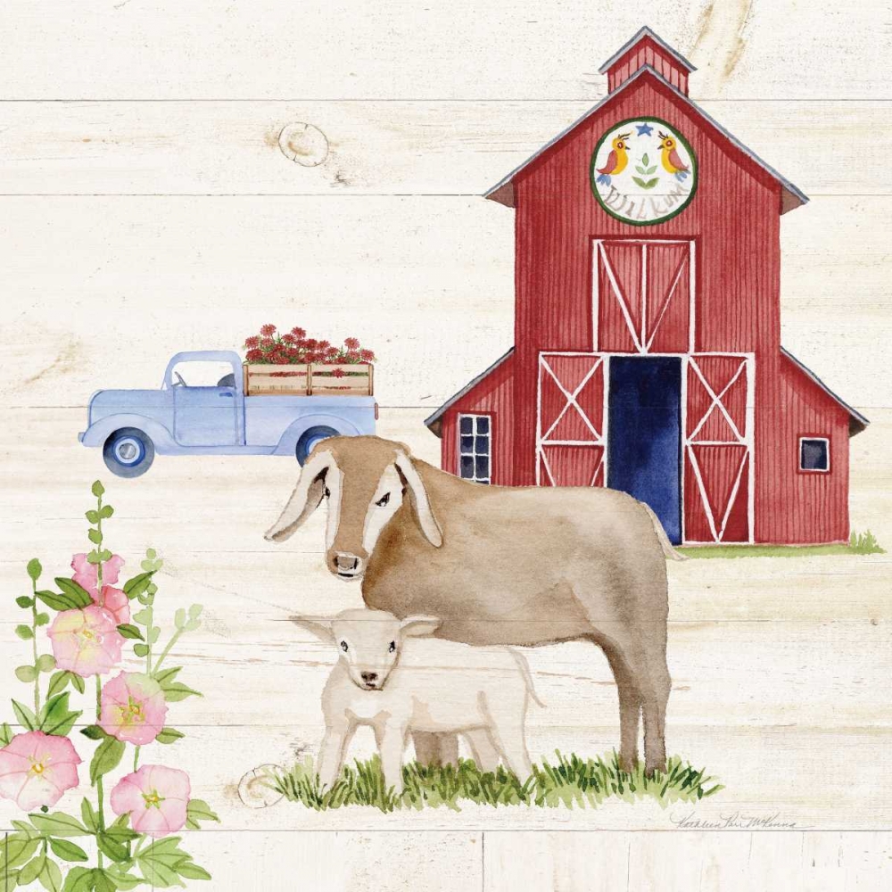 Wall Art Painting id:172124, Name: Life on the Farm IV, Artist: McKenna, Kathleen Parr