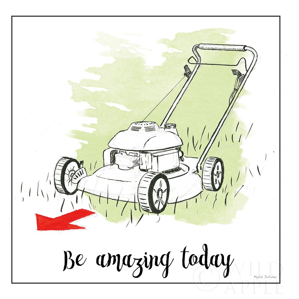 Art Print: Home Improvement I with Color Script