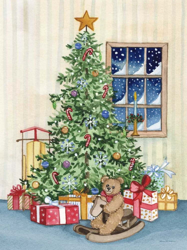 Wall Art Painting id:172069, Name: Night Before Christmas III, Artist: McKenna, Kathleen Parr