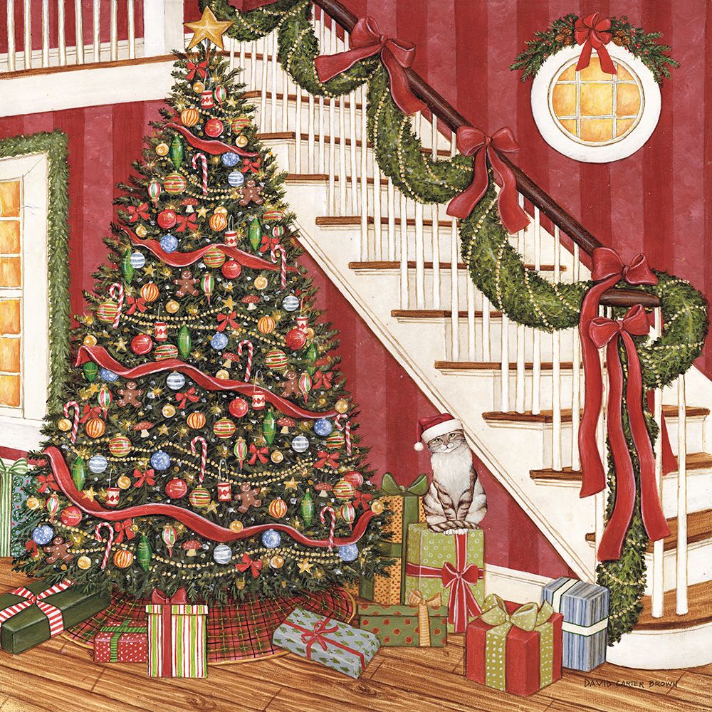 Wall Art Painting id:722436, Name: Home for the Holidays IV, Artist: Brown, David Carter