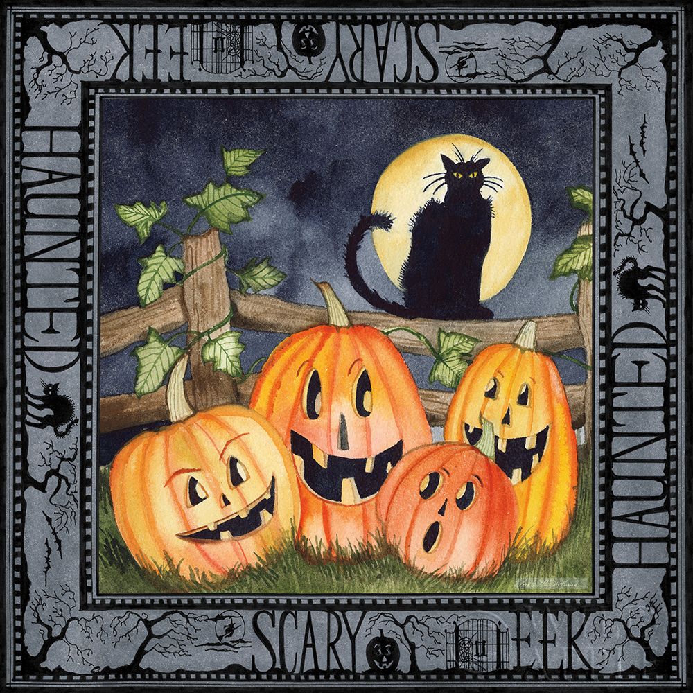 Wall Art Painting id:201847, Name: Haunting Halloween Night I, Artist: McKenna, Kathleen Parr