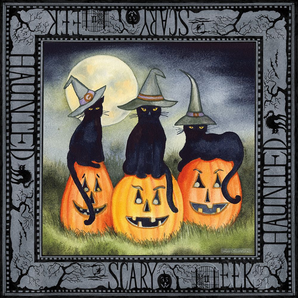 Wall Art Painting id:201848, Name: Haunting Halloween Night II, Artist: McKenna, Kathleen Parr