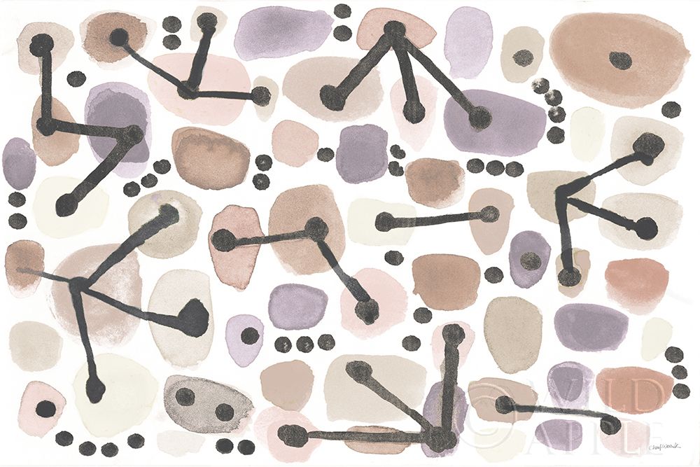 Art Print: Mid Century I Blush