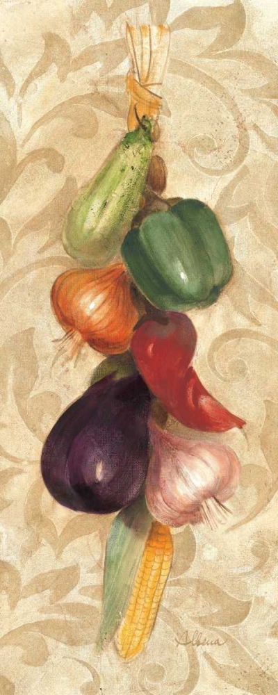 Wall Art Painting id:17980, Name: Mixed Vegetables II, Artist: Hristova, Albena