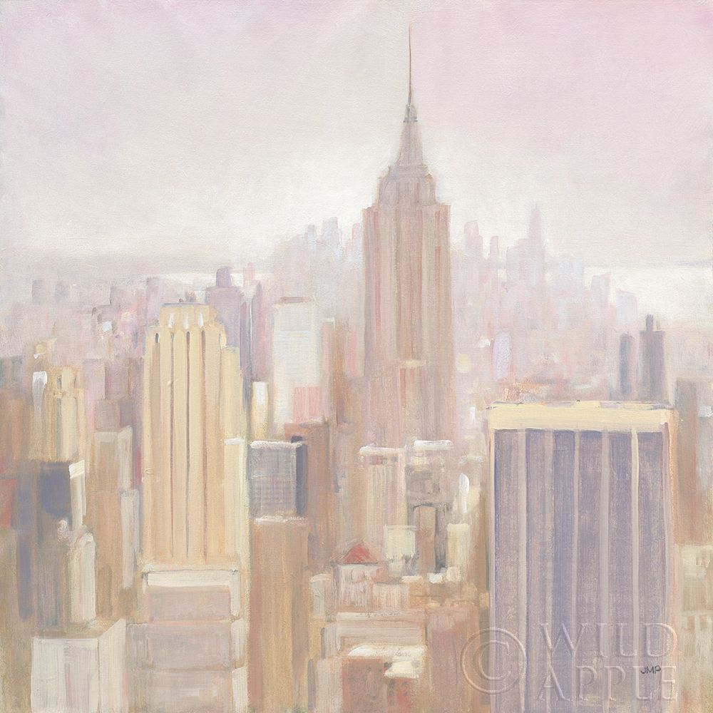 Wall Art Painting id:219872, Name: Manhattan in the Mist, Artist: Purinton, Julia