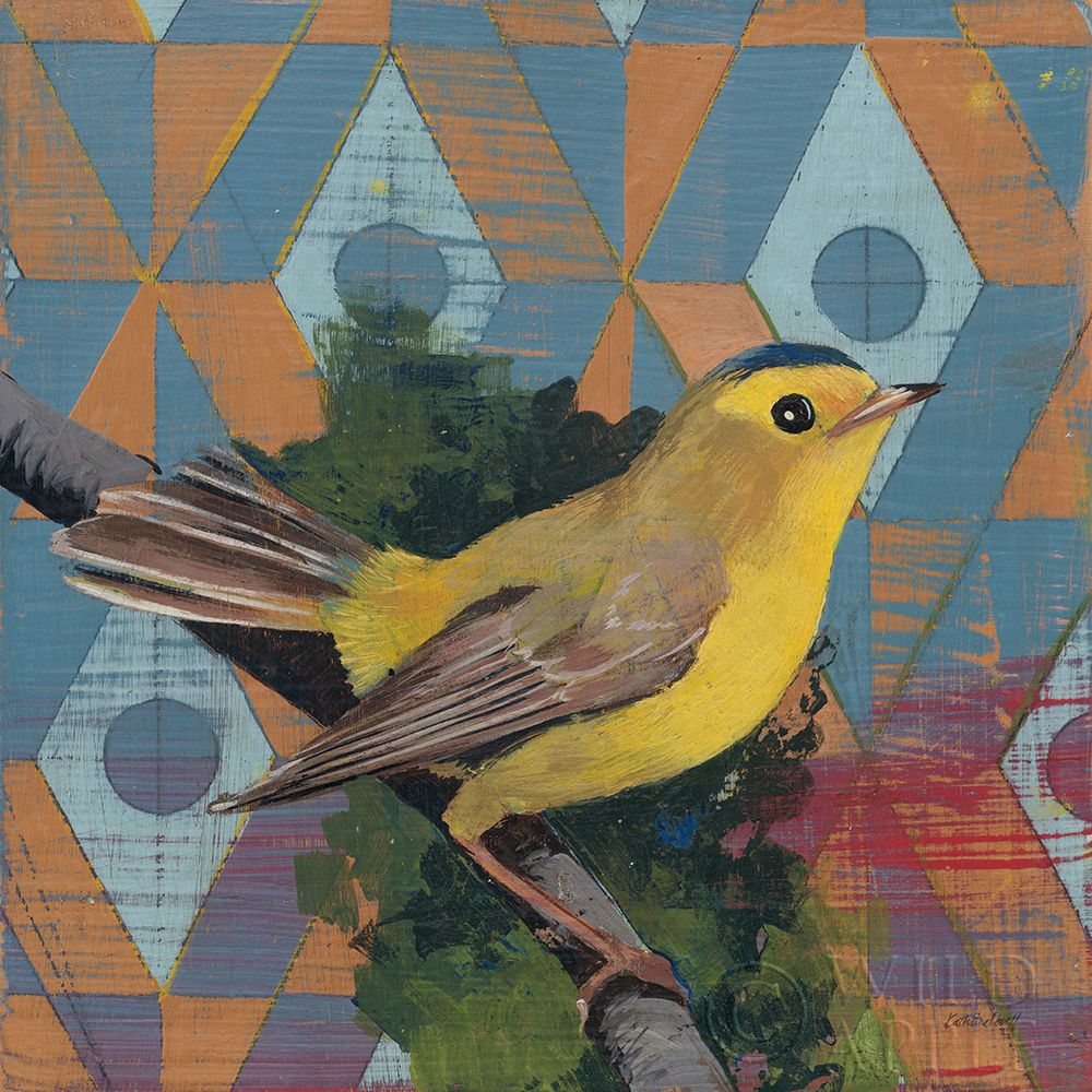 Wall Art Painting id:283883, Name: Wilsons Warbler, Artist: Lovell, Kathrine