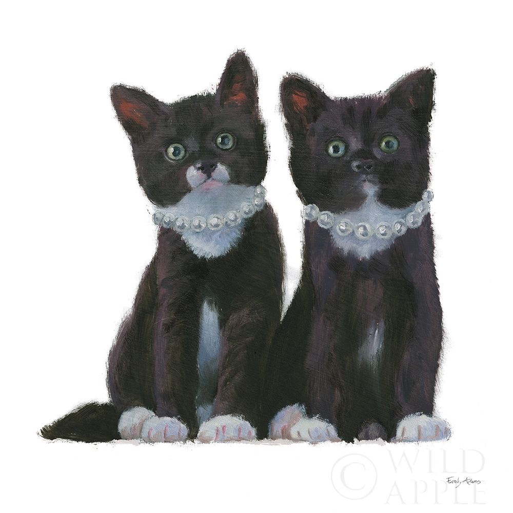 Wall Art Painting id:220575, Name: Cutie Kitties IV, Artist: Adams, Emily