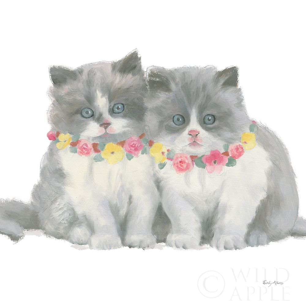 Wall Art Painting id:220577, Name: Cutie Kitties VIII, Artist: Adams, Emily