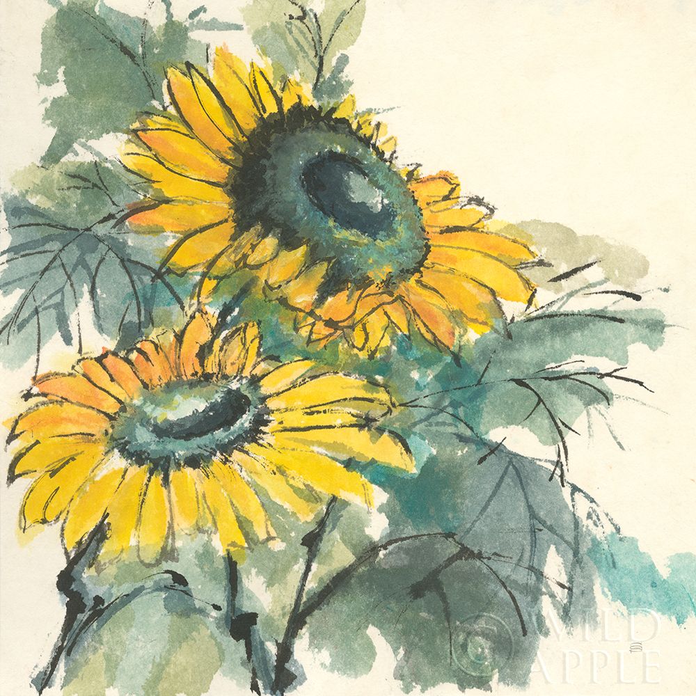 Wall Art Painting id:222344, Name: Sunflower I, Artist: Paschke, Chris