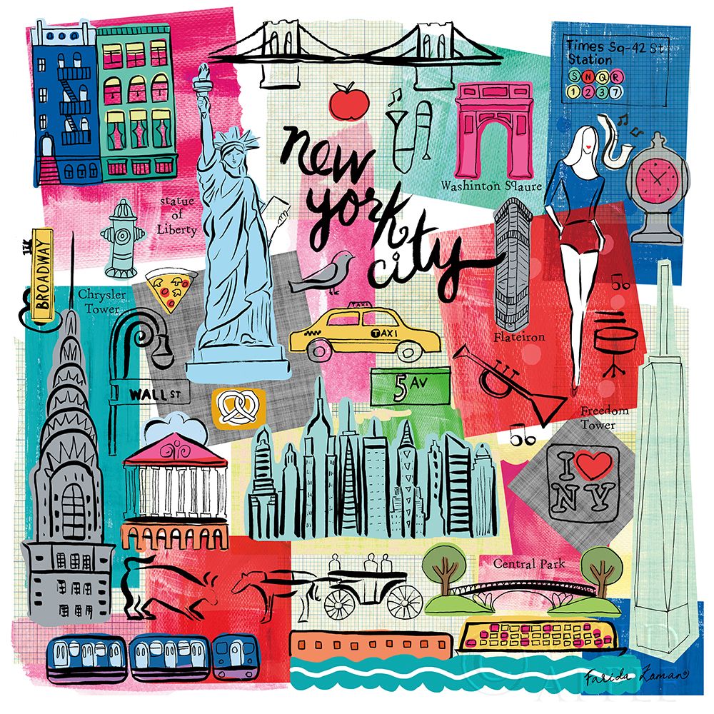 Art Print: Global Travel I