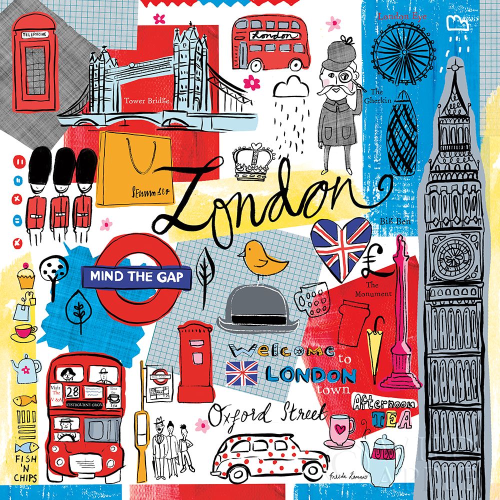 Art Print: Global Travel III