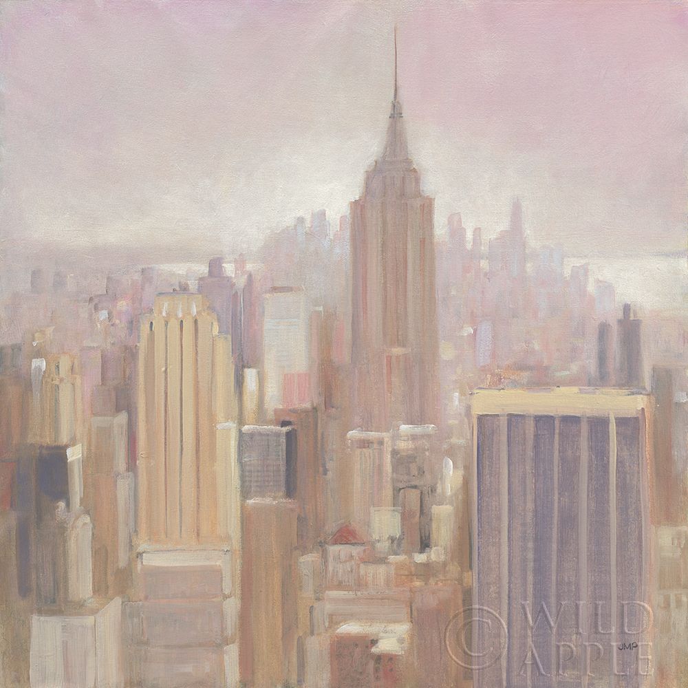 Wall Art Painting id:246949, Name: Manhattan in the Mist v2, Artist: Purinton, Julia