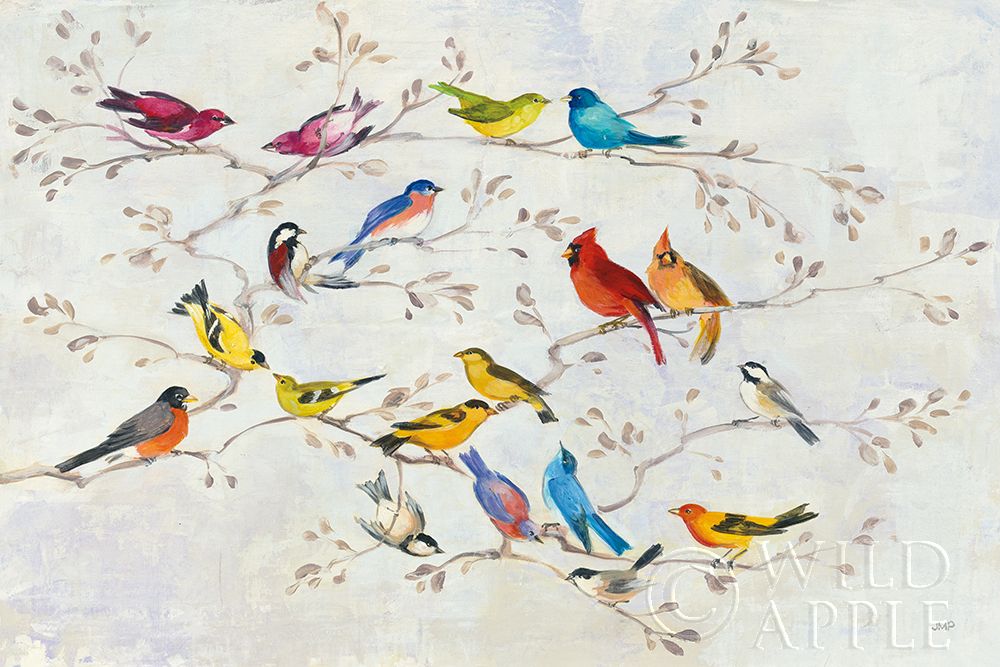 Wall Art Painting id:246452, Name: A Little Bird Told Me, Artist: Purinton, Julia